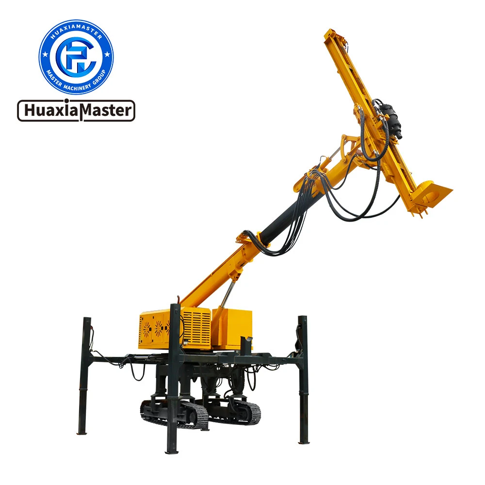 Master quality fast-drilling and off-road all-terrain photovoltaic piling machine