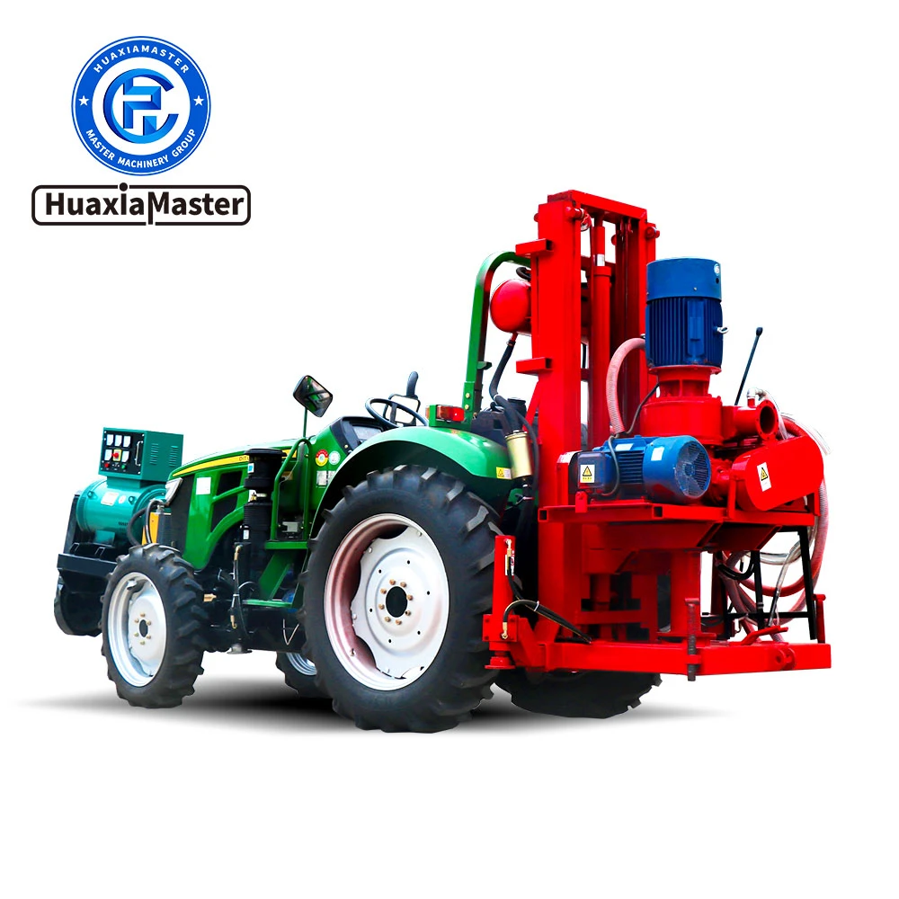 Tractor-mounted professional well drilling large-diameter reverse circulation water well drilling rig