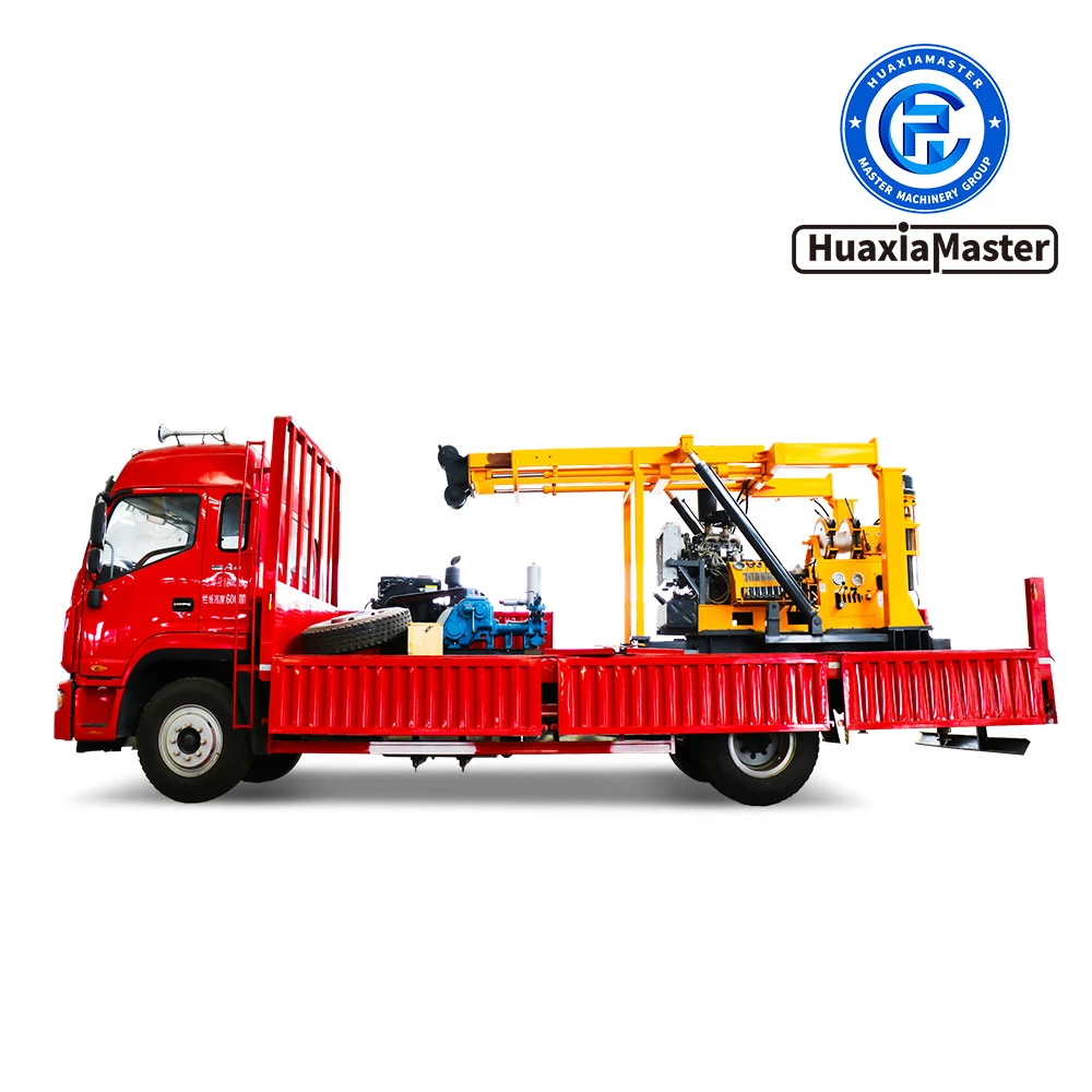 China's most popular truck-mounted hydraulic core drilling rig for sale