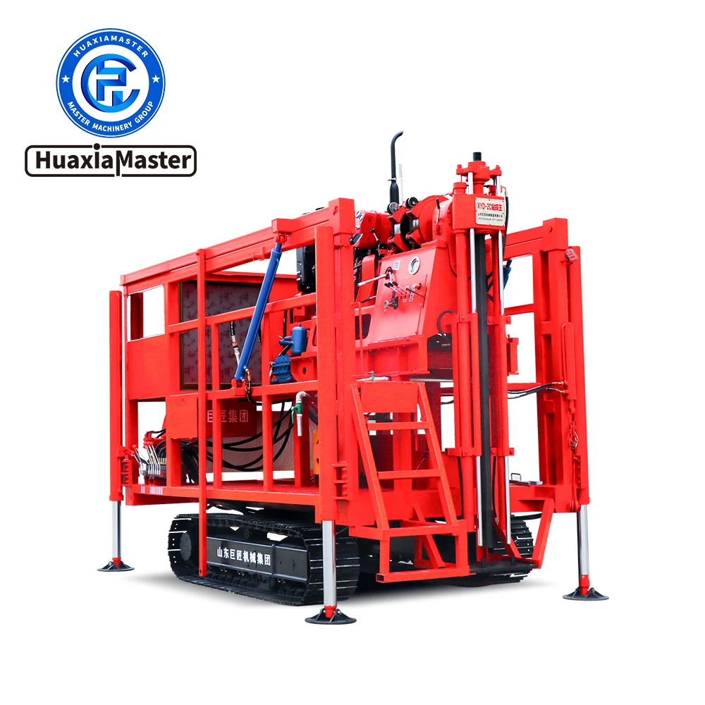 Crawler type high-efficiency exploration core drilling rig