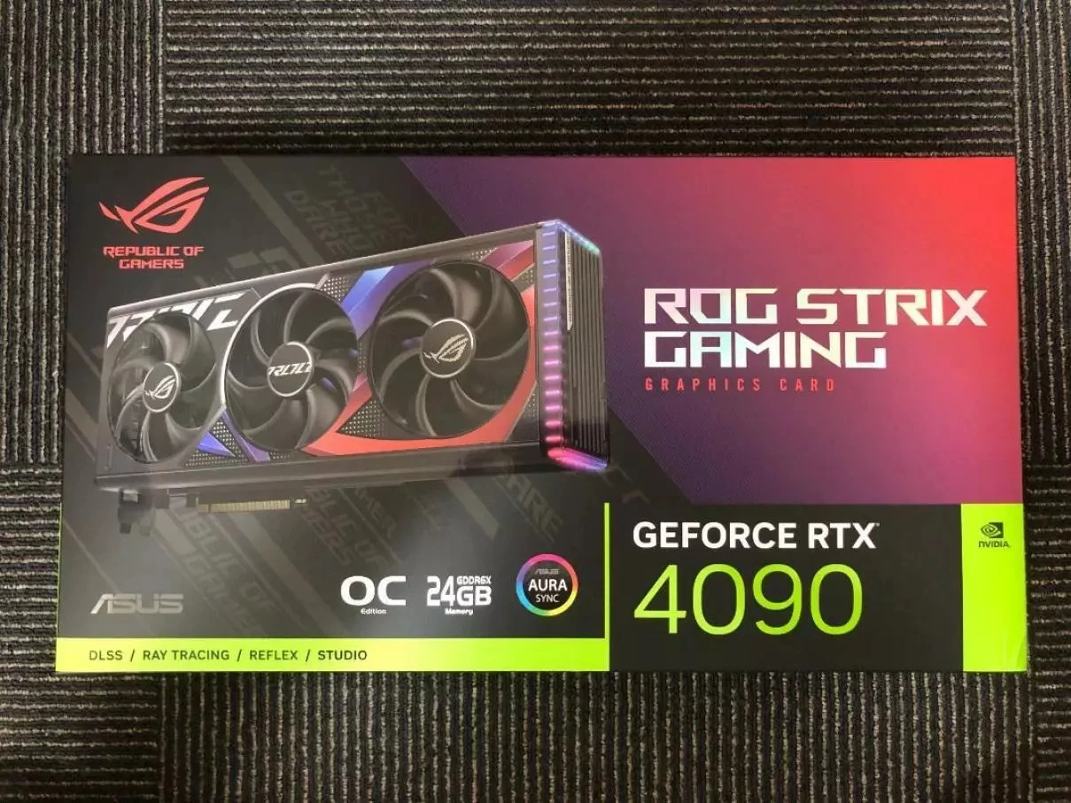 ASUS NVIDIA GeForce RTX 4090 ROG Strix 24GB GDDR6X Graphics Card