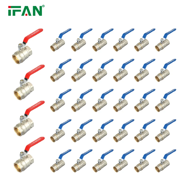 IFAN Valve Direct Sales Store Factory Sample Free Brass Gas Valve Male Threaded Forged All Size Brass Ball Valve