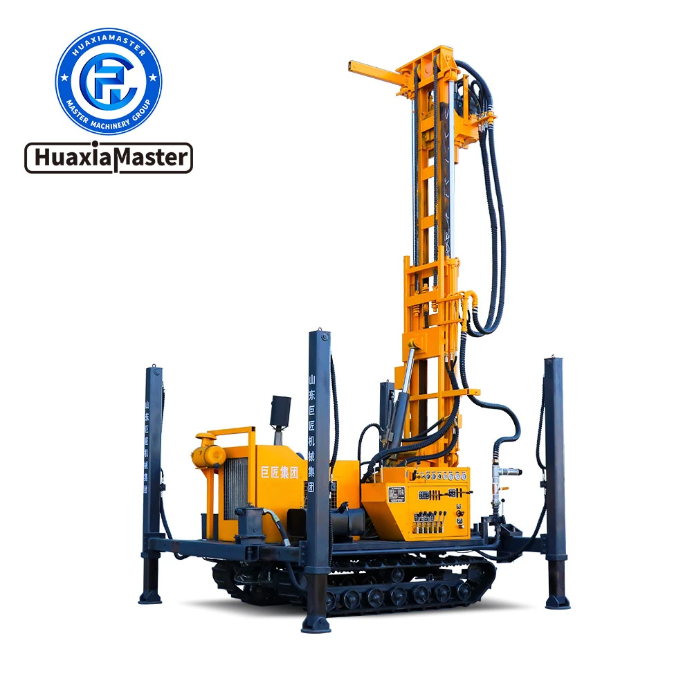 Professional pneumatic drilling rig for drilling rock holes and water wells