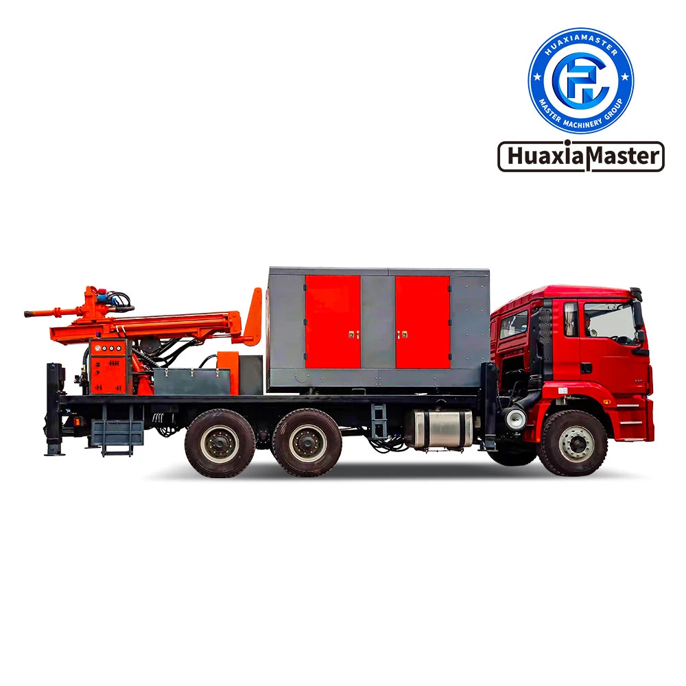A vehicle-mounted start-up water well drilling rig that can drill 600/700/800 meters