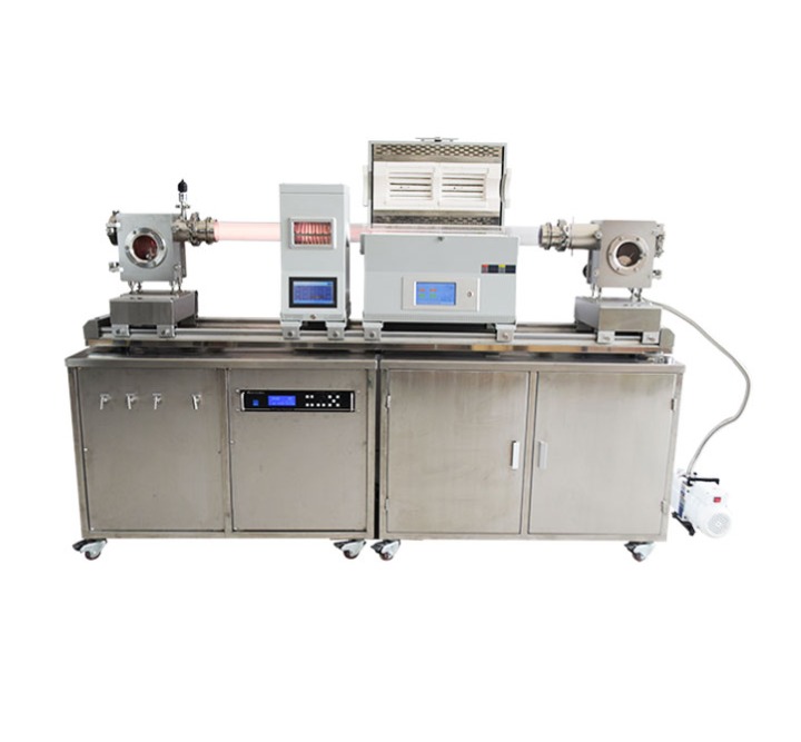 Roll to Roll PECVD tube furnace for growth of graphene