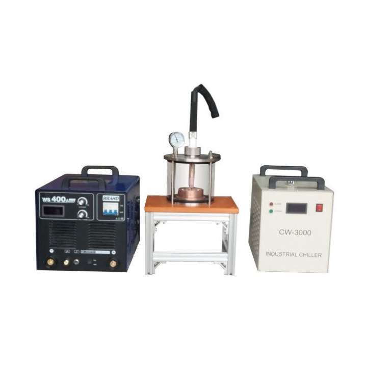 Mini Arc Melting Furnace with quartz chamber melting sample up to 10g