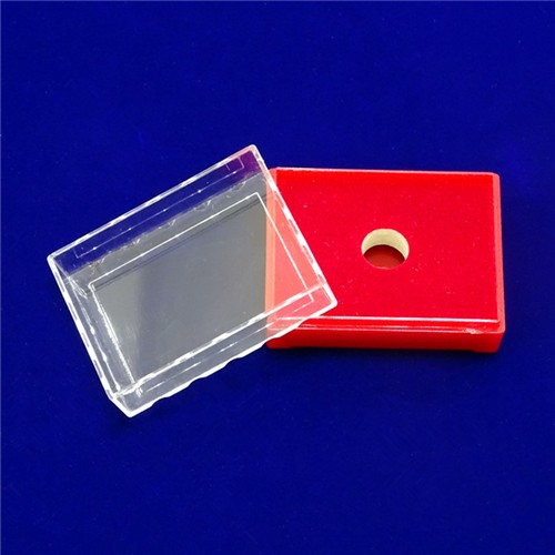 Nali 38*51 Crystal Box Business Gift Box Badge Packing Box Plastic Gift Box