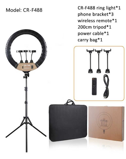 22 inch 55.5cm Fill Makeup Mirror Photography Selfie Ring Light LED Ring light