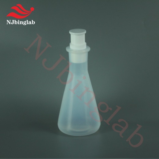 NJbinglab PFA Erlenmeyer Flask, Chemically inert for ultra-pure applications