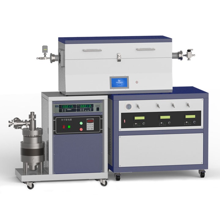 1200℃ three zones high vacuum CVD tube furnace for sintering all types of new material samples