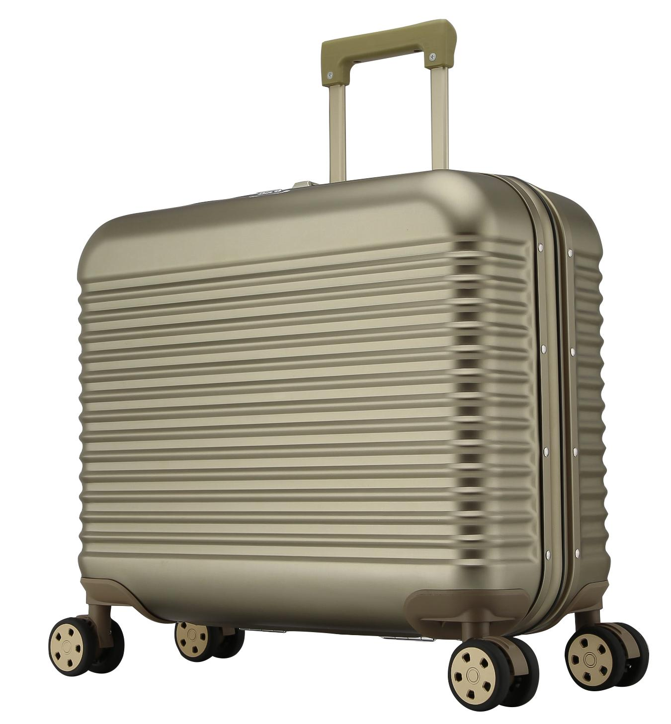 17 "silver one all-aluminum magnesium alloy commercial pull rod case suitcase organ bag