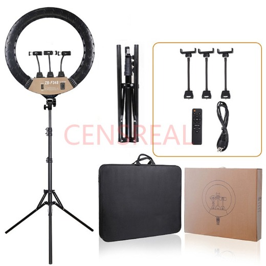 18 inch Ring Light 80W Photo Studio Portable Photography Ring Light LED Video Light with tripod stand