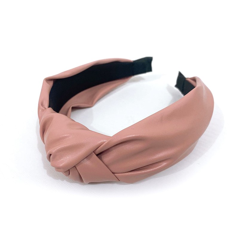 Leather headband for ladies' accessories