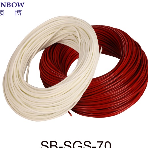4KV 7KV High voltage fire resistant  silicone rubber coated fiberglass sleeve