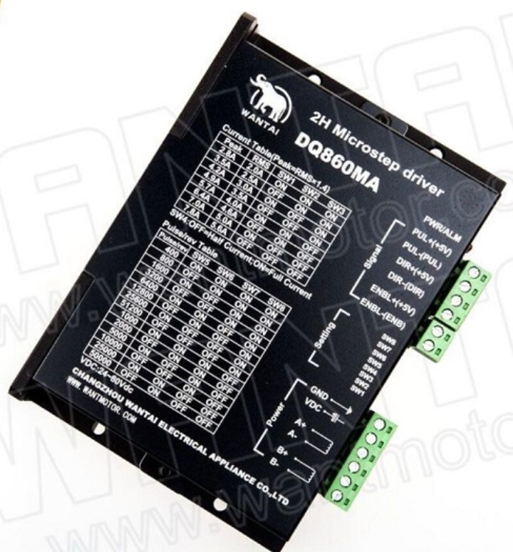 wantai motor stepper motor DQ860MA ,8.0A,80vdc