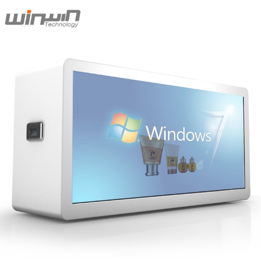 High end luxury shops/ musium/ exhibition transparent screen showcase Digital signage displays 