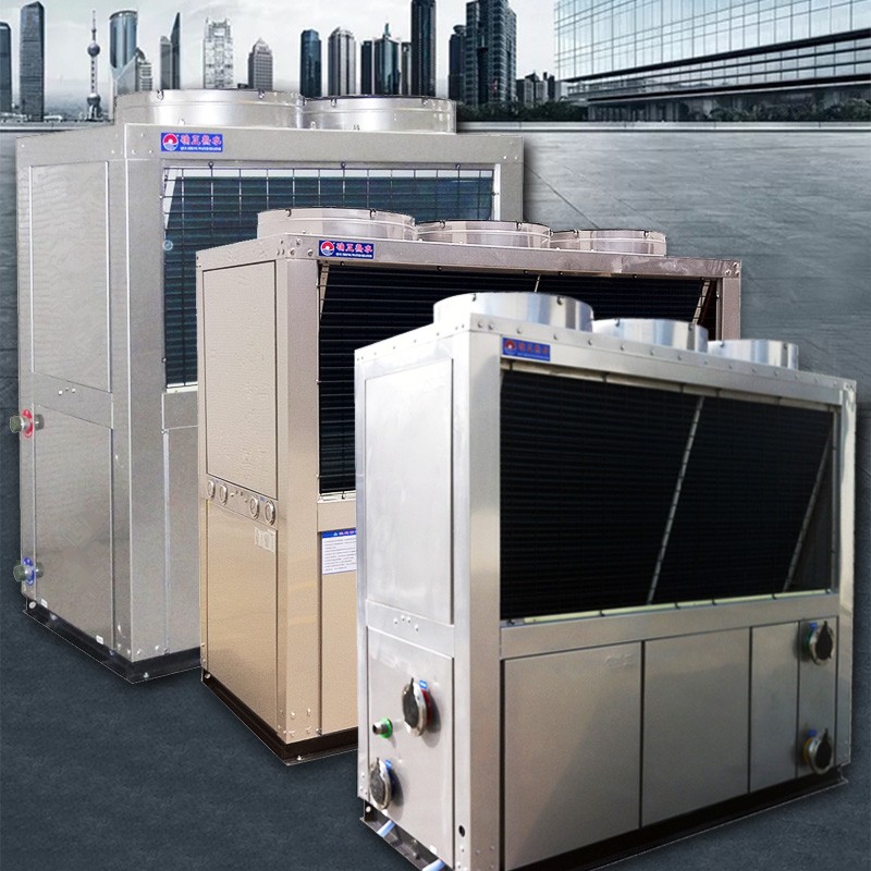 Double source heat pump hot water unit multi-source utilization, flexible application, high efficiency and energy saving, wide application