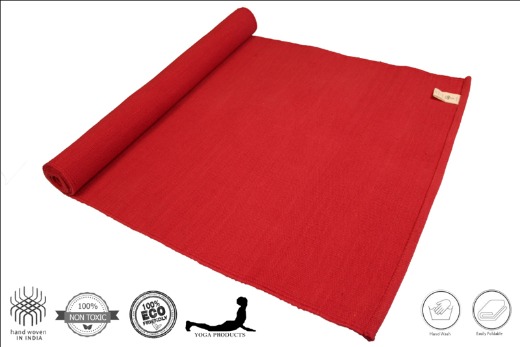 AGNI - Cotton Yoga Mat, Mysore Yoga Rug