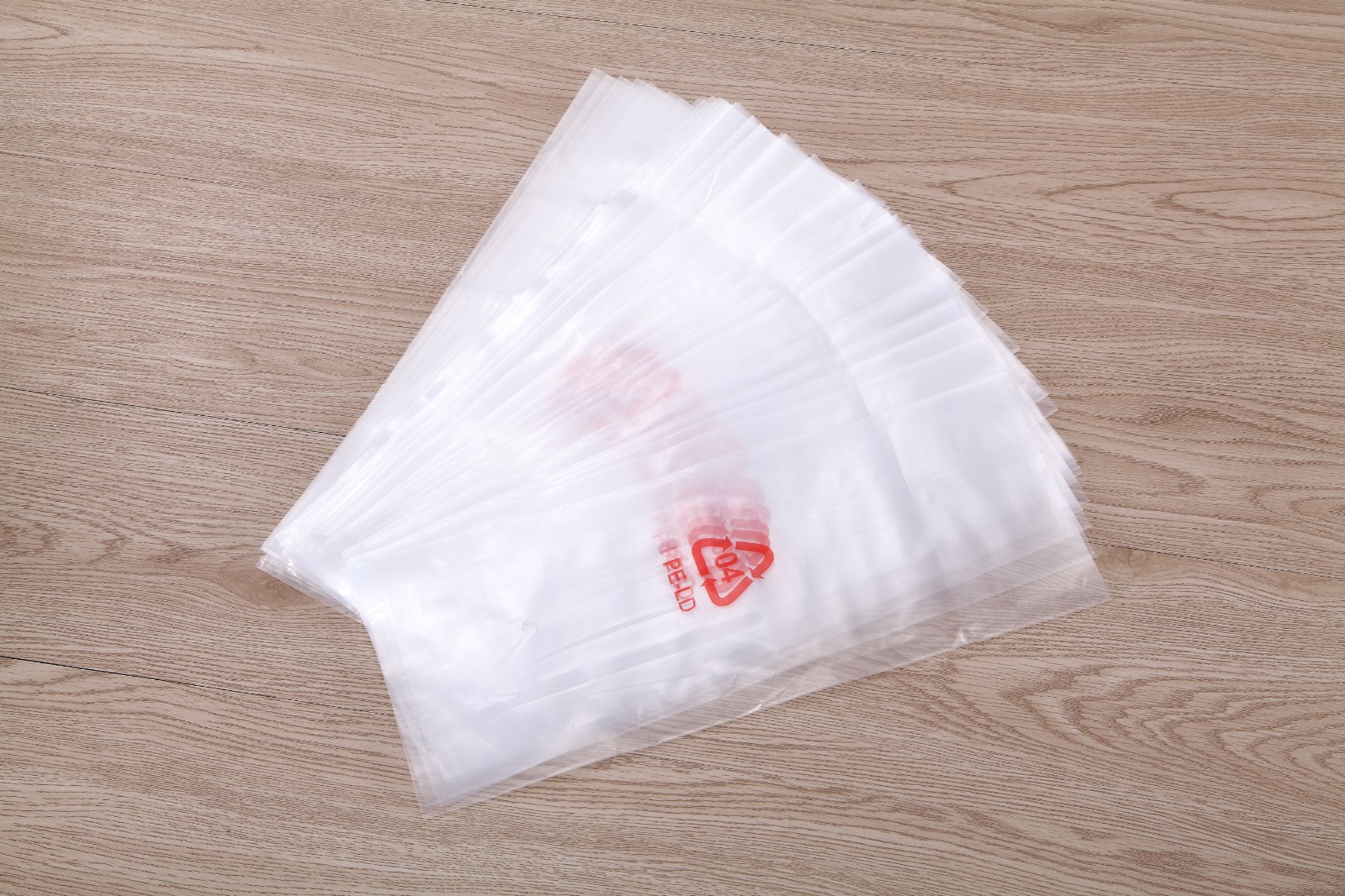 Plastic bags PE flat mouth plastic bags wholesale customized