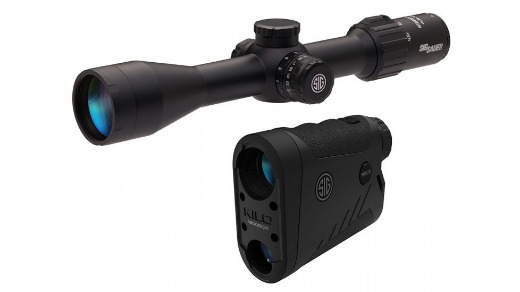 Sig Sauer SIERRA3BDX 4.5-14x44mm Riflescope Combo Kit w/ Sig Sauer KILO1800BDX 6x22mm Laser Rangefinder