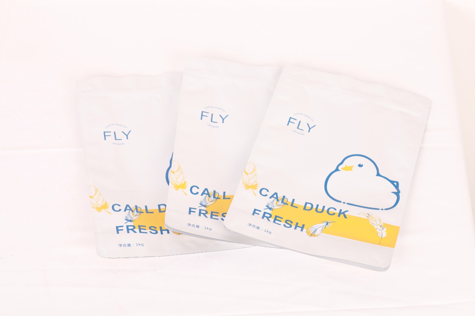 Custom - made duck grain inside aluminized eight - sided sealing bag