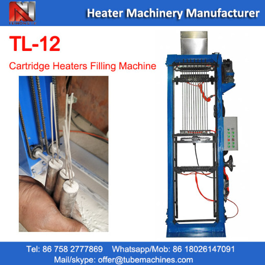 TL-12 Cartridge heaters MGO powder Filling machine 12 station