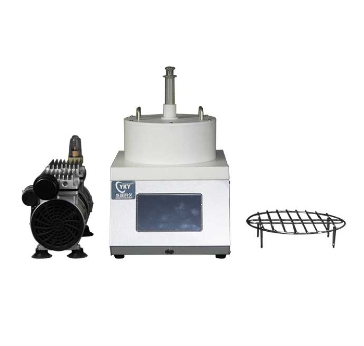 Anti-corrosion vacuum spin coater with heating cover