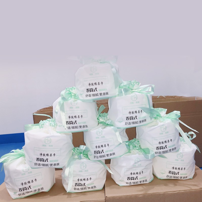 Spunlace non-woven cotton cotton soft towel, disposable beauty towel wash face wipe hands sanitary and comfortable delicate skin