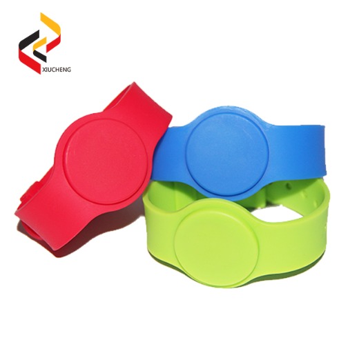 C01 Customized RFID Silicone Wristbands/Bracelets with TK4100/F08 chip with promotion price: US$0.35/piece