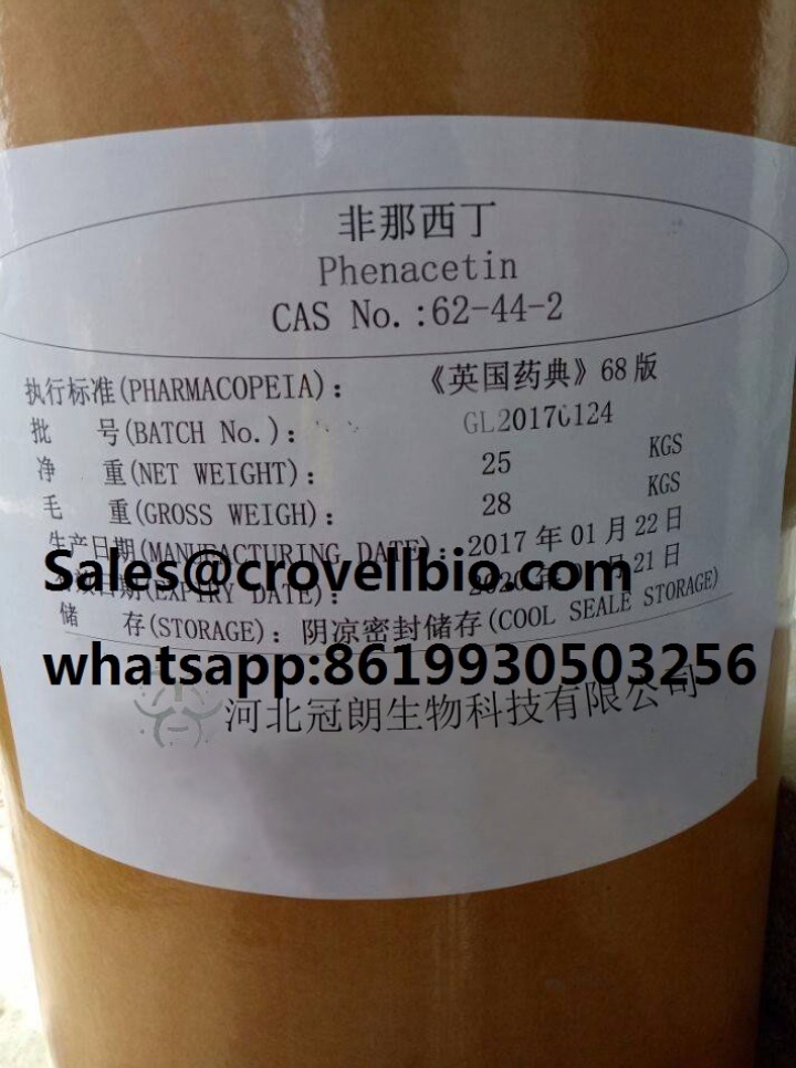 Phenacetin cas 62-44-2 Shiny phenacetin crystals supplier   wickr  changliu