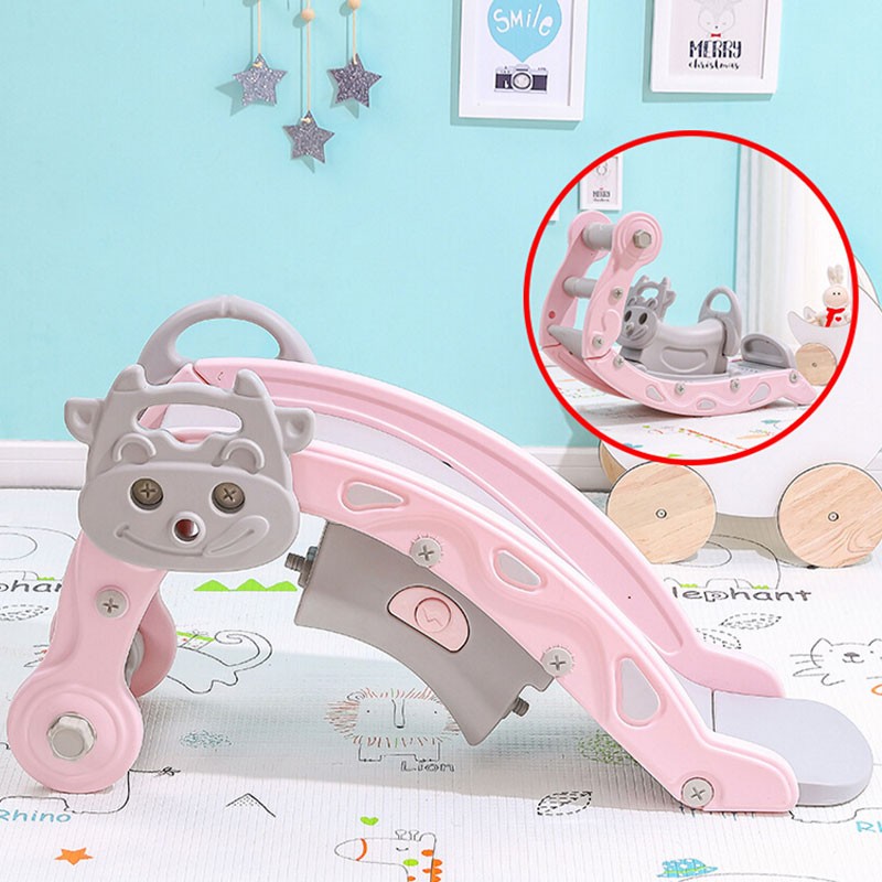 Veryhonor Children multifunctional indoor sliding horse 2 in 1 baby toy child plastic rocking horse