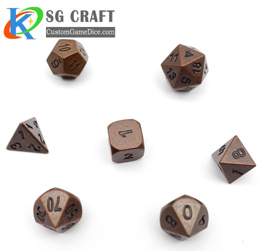 Board game maker - Customized Size durable metal game dice