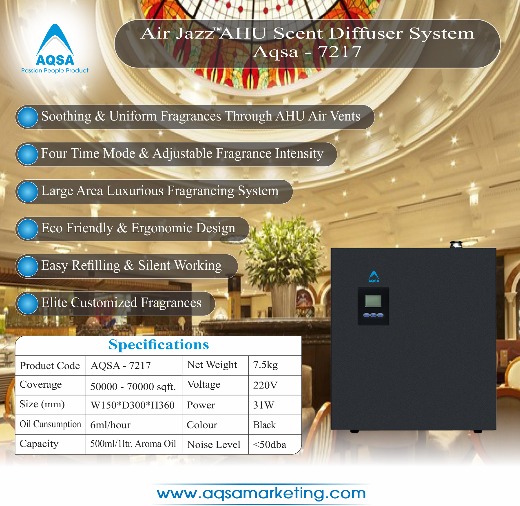AHU Scent Diffuser System (AQSA – 7217)