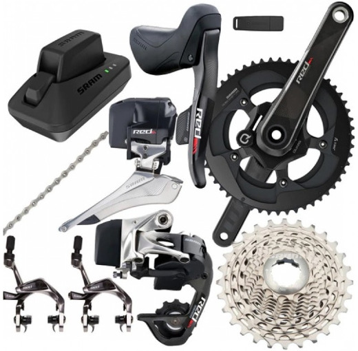 2019 SRAM Red E-Tap Group-set-with Quarq DZero Power meter