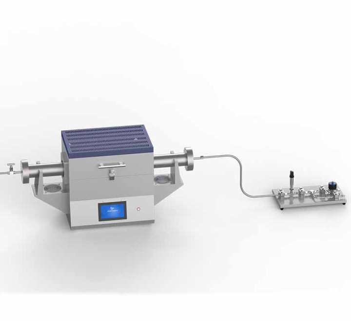 High temperature and high pressure tube furnace for processing nano materials