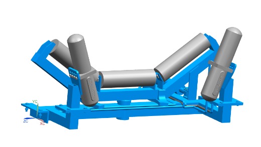 Conveyor Hydraulic Self-aligning Idlers Model SXBMD-JP-Y