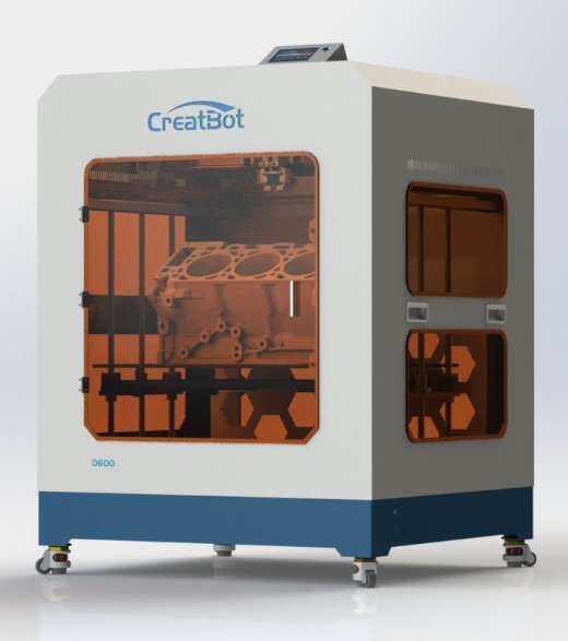 Creatbot D600 Industrial Dual Grade Extruder 3D Printer