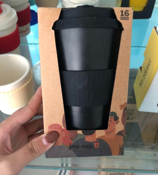 Eco friendly BPA free bamboo fibre reusable travel mug with lid silicone protective