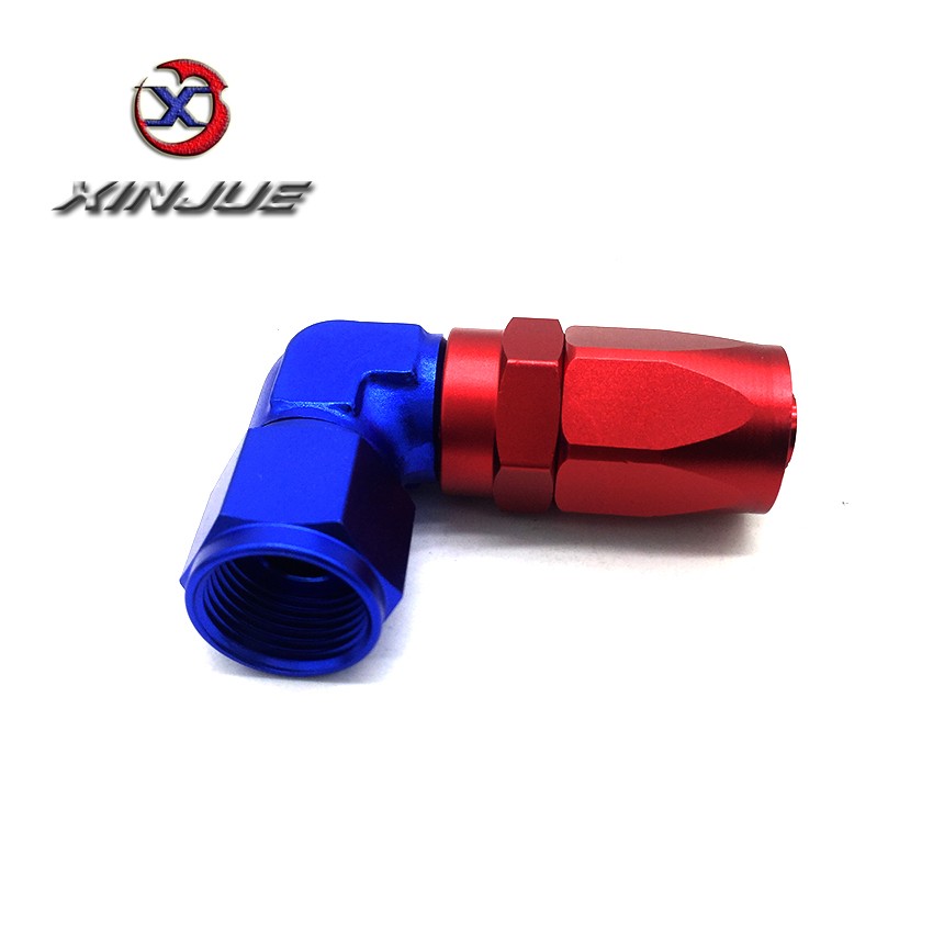 90 ° AN10 auto refit fittings Cold oil oil pipe joint forged joint oil cooler pipe fitting joint
