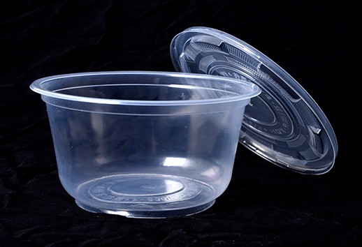 Food packaging cover 120 disposable packaging bowl transparent lid custom circular PP plastic bowl cover microwave oven