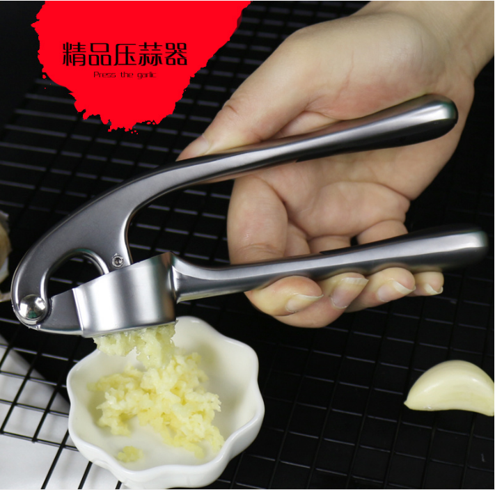 Garlic press zinc alloy garlic press manual garlic rammer mud press garlic stripping creative kitchen gadget