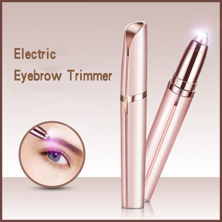 50mAh Electric Eyebrow Trimmer Pen Eyebrow Epilator USB Painless Eye Brow Trimmer for eyebrows remover Women Mini Makeup Tool