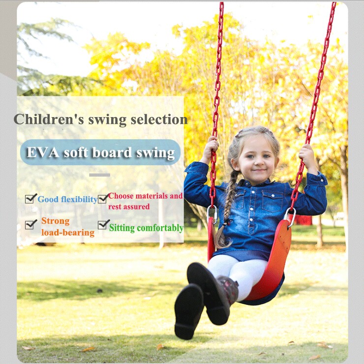 Veryhonor belt ring and PE rope rubber belt swing seat