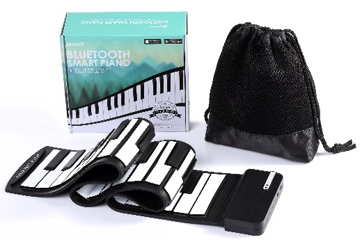 iword N2049 Bluetooth 49-Key Roll-Up Piano Learn-To-Play App Game