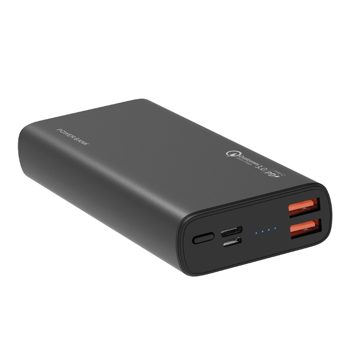 High Capacity Power bank Fast Charging Power Bank 20000mAh ABS+PC Charger With Metal Case For Smart Phone 