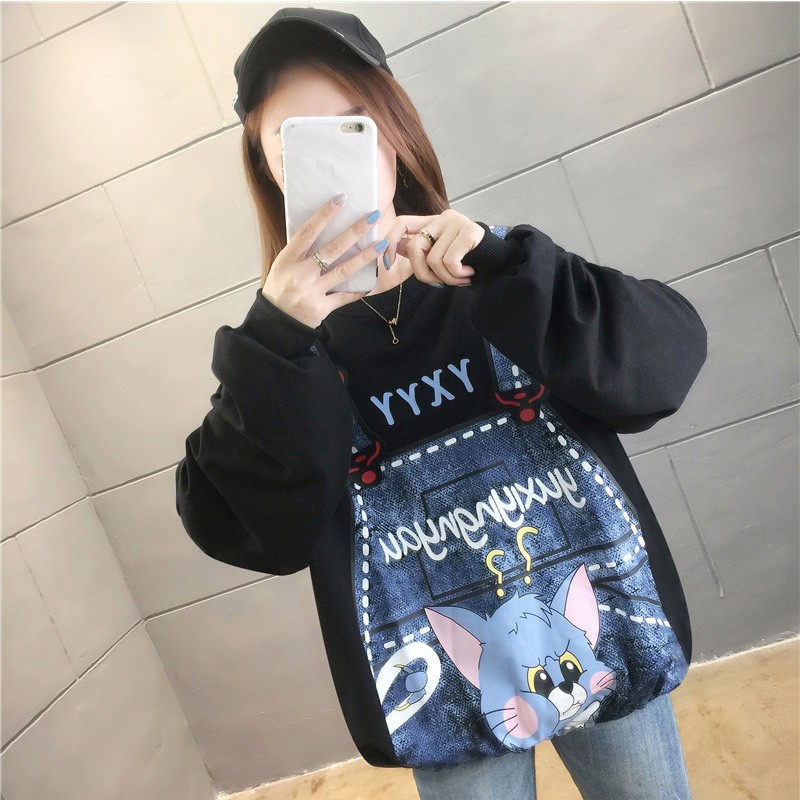 Marvili Ins Sweaters Spring and Autumn Korean Loose Japanese Vag Students Oversize Thin Topper Overcoat