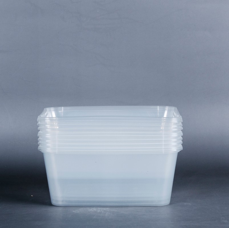 Ningbo xiaoxiang tableware transparent disposable square fast-food box
