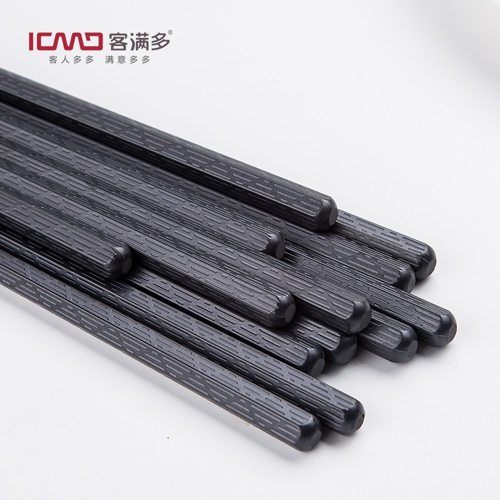 KMD/ Mando Japanese sushi chopsticks alloy chopsticks Black Japanese and Korean chopsticks