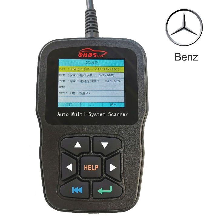 OBDScar Diagnostic Scan Tool OBD Auto OBD2 Scanner Fault Code Reader OS802-Benz