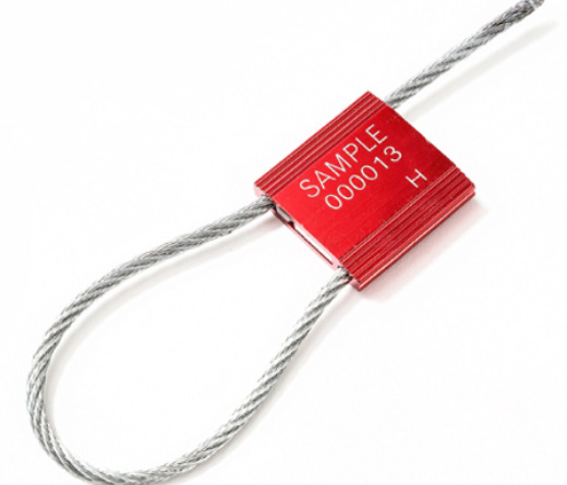 AAC400 Wire Rope Seal for Oil &amp; Gas Logistics Vans Truck Door Security Cable Seal